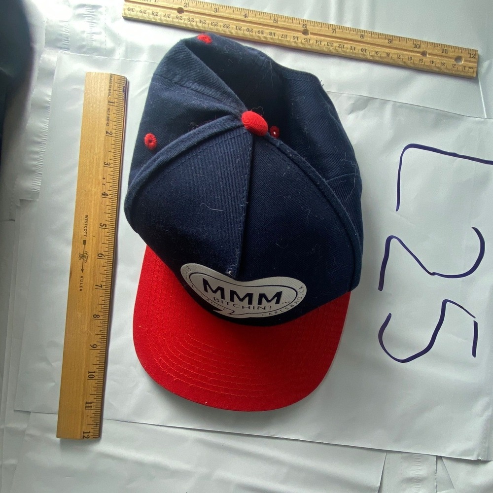 Vintage Snapback Baseball Cap Green Red Navy Blue Adjustable One Size